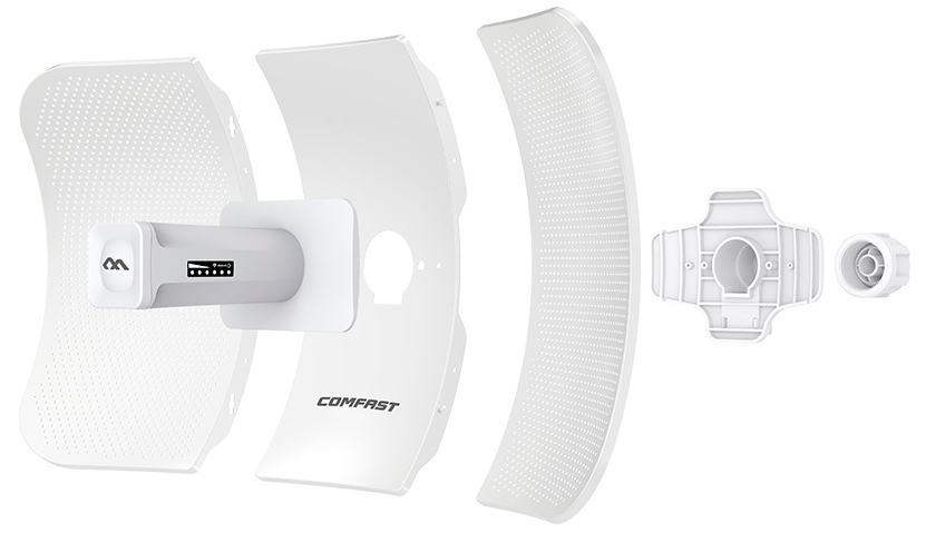 COMFAST Outdoor Wireless CPE 900Mbps 1000mW 48V POE (CF-E319A V3)