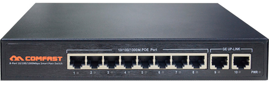 COMFAST 10 Ports POE Switch 1000Mbps (CF-SG181P)